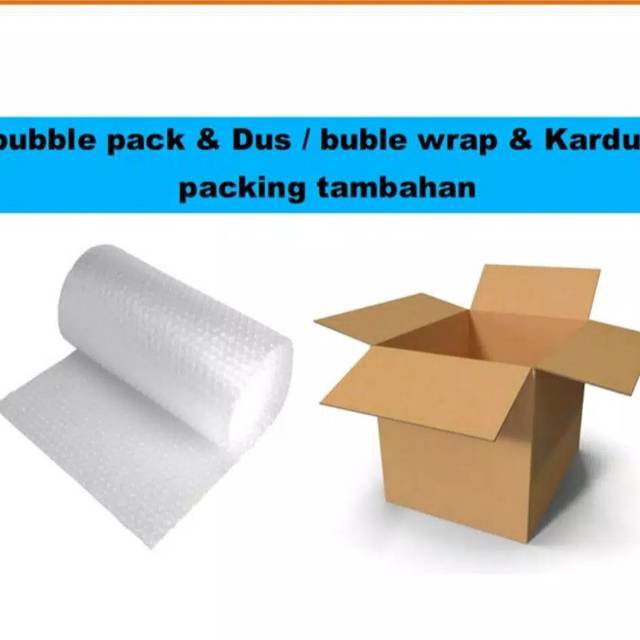 

EXTRA SAFETY PACKING BUBBLE WRAP + KARDUS