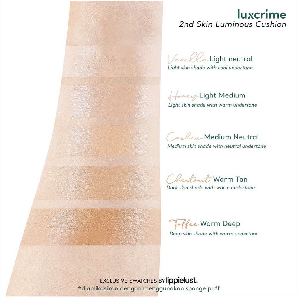 LUXCRIME 2nd Skin Luminous Cushion