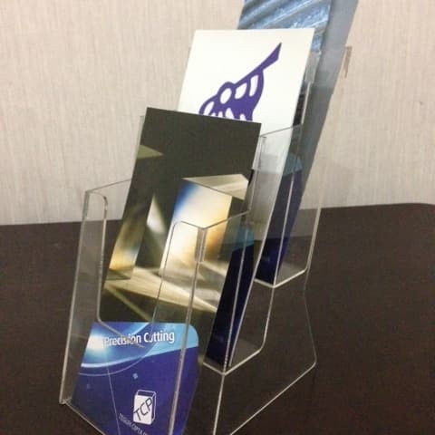 

Promo Acrylic tempat brosur A6 3 Susun