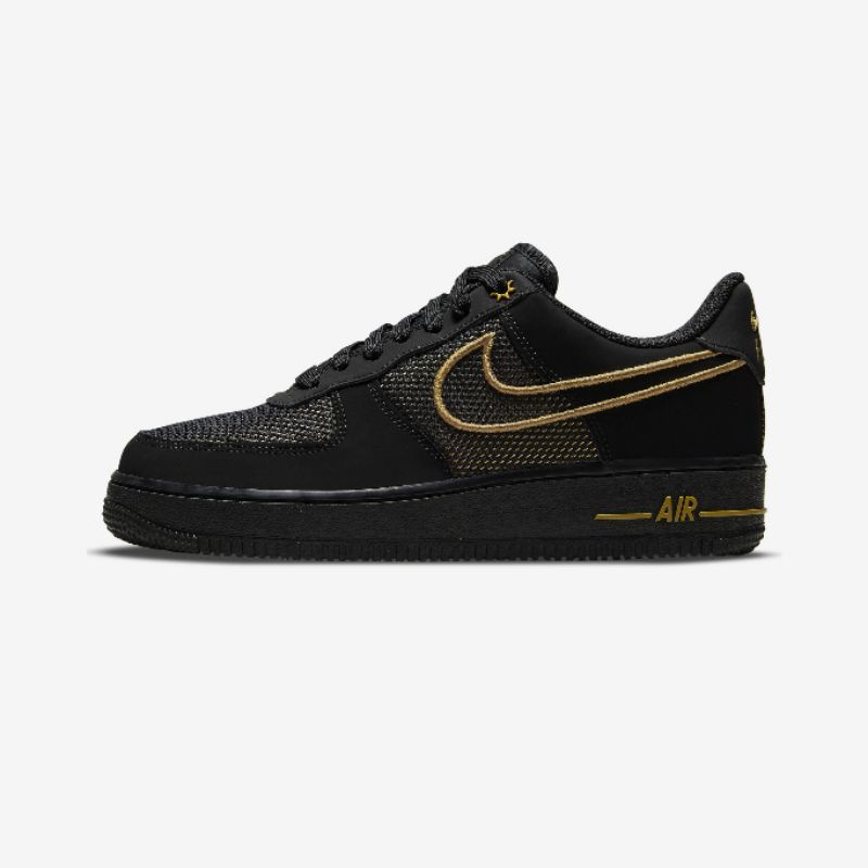 nike black and gold air force