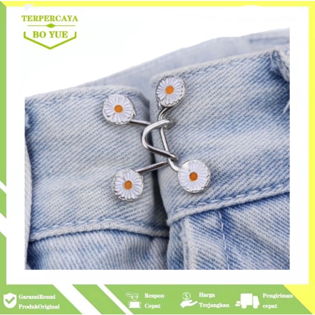 Detachable waist collection artifact button adjustment, nail-free button daisy/Broosh/Snap Button