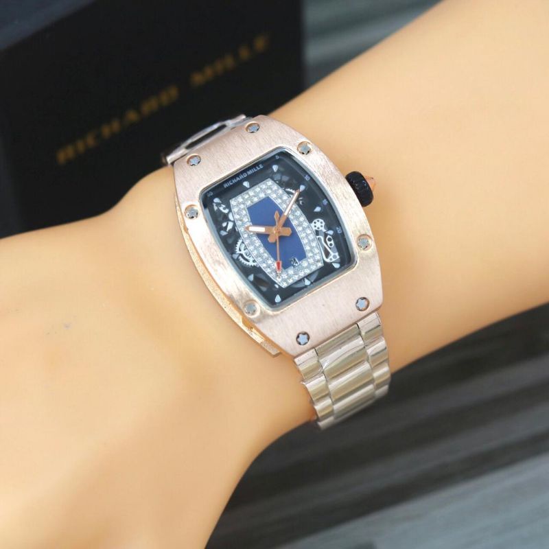 JAM TANGAN R1CH4RD M1LL3 WANITA TERLARIS RANTAI JAM TANGAN R. M WANITA