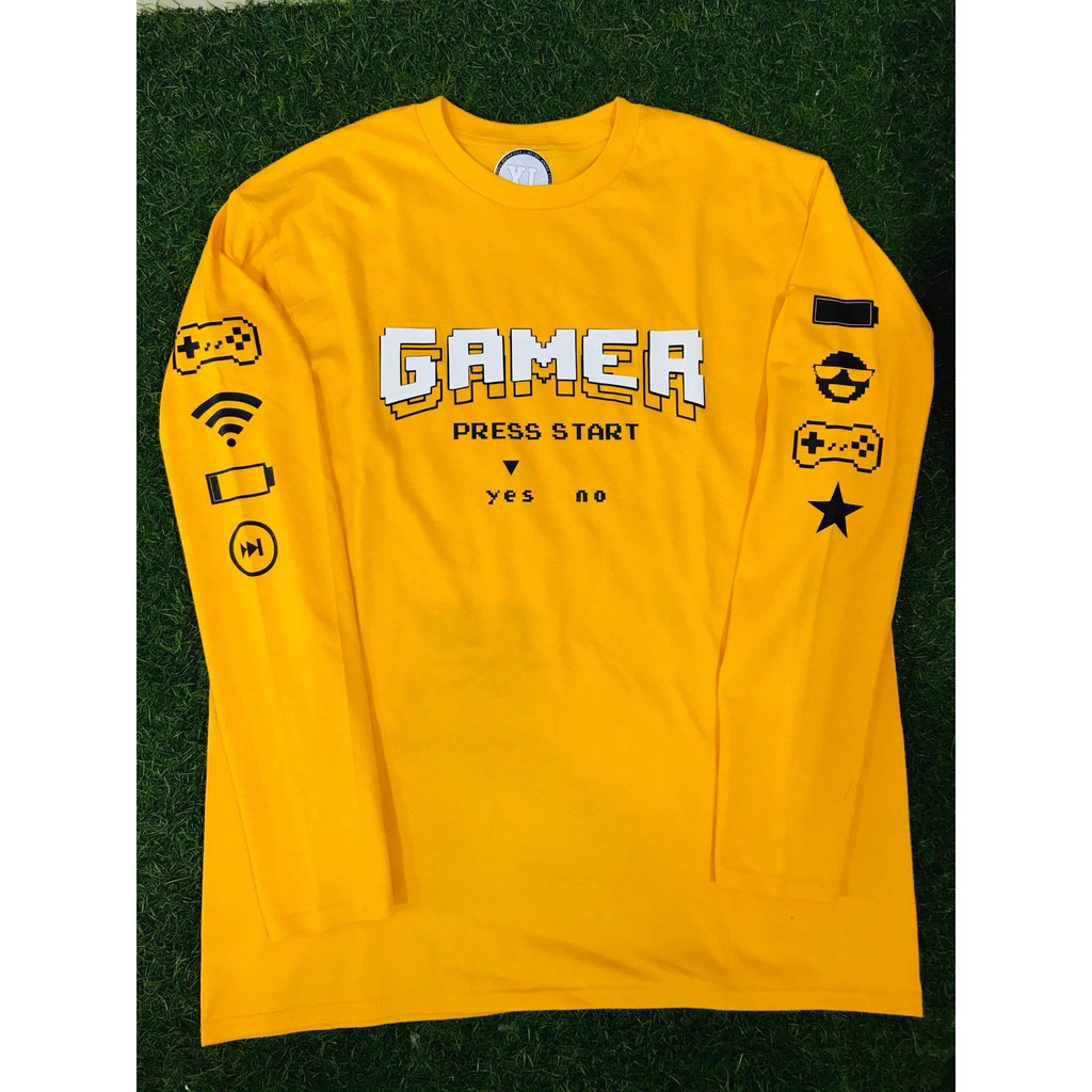 Longsleeve GAMER Classic Yellow