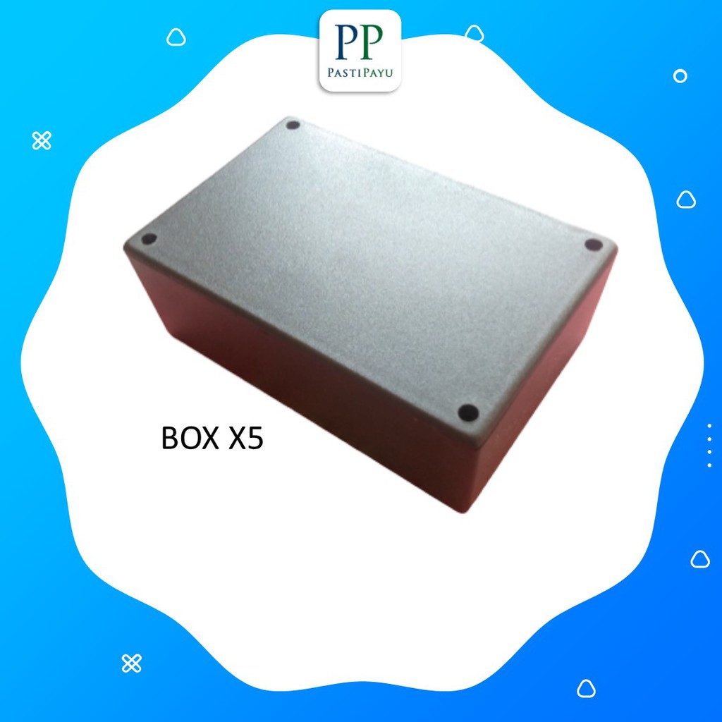 Box X5 Elektronik Router Outdoor Networking Universal Arduino PVC Plastik Project DIY Kotak Hitam
