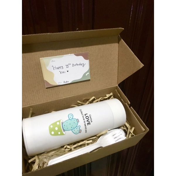 

Hampers Tumbler Kaktus dan Sendok Set Murah