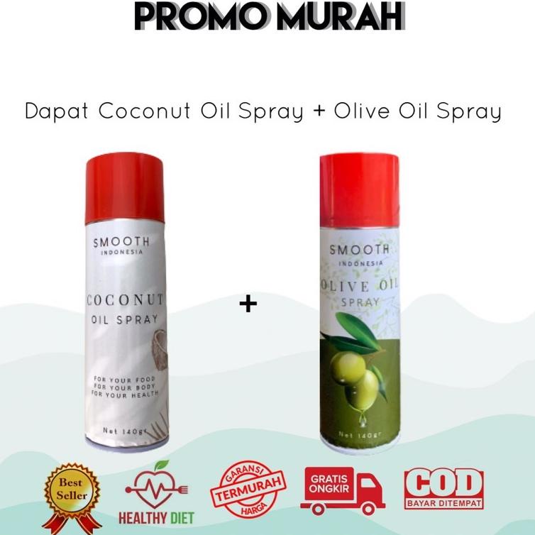 

((Y-ITY_✔)) Smooth Cooking Spray Minyak Kelapa Sehat Coconut Oil 140gr (Oil Sprayer Cooking Spray)-berkualitas