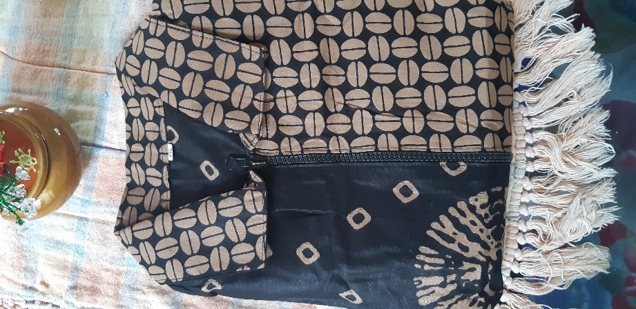 Batik Wanita Atasan Blouse Lengan Panjang Resleting Depan Busui Batik Dua Putri Collection