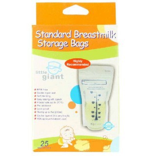 [Clearance] LITTLE GIANT Storage Breast Milk Bags 25pcs