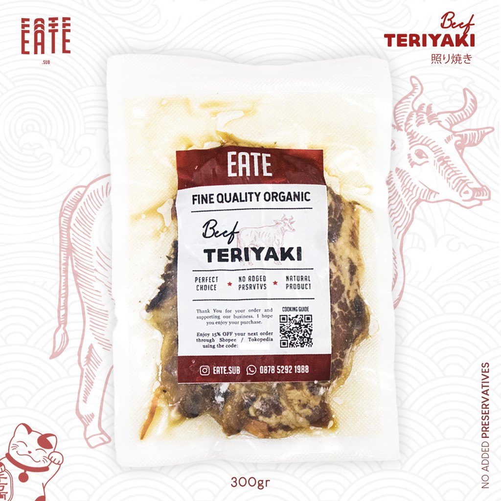 

EATE - PREMIUM BEEF TERIYAKI | 100% U.S. SHORTPLATE SLICED