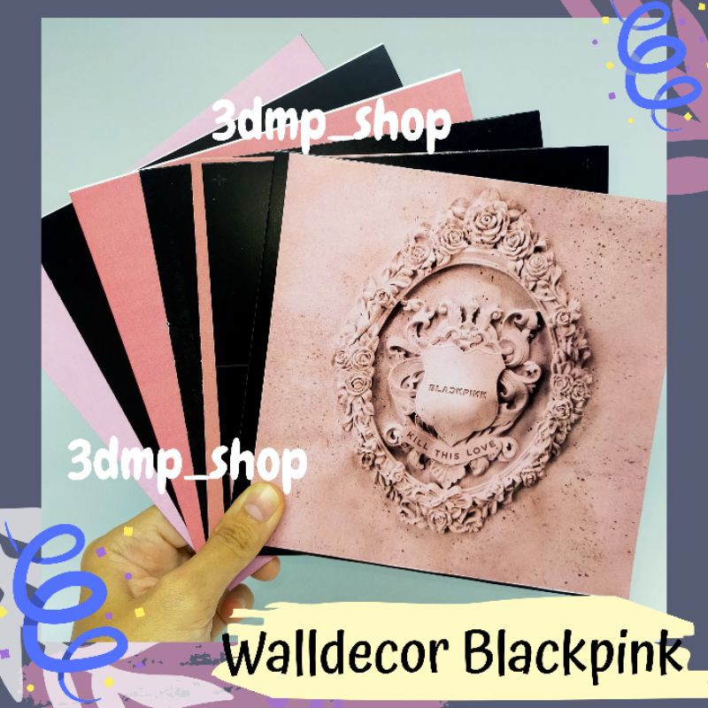 [9 lembar] Walldecor Hiasan Dinding Blackpink Kpop