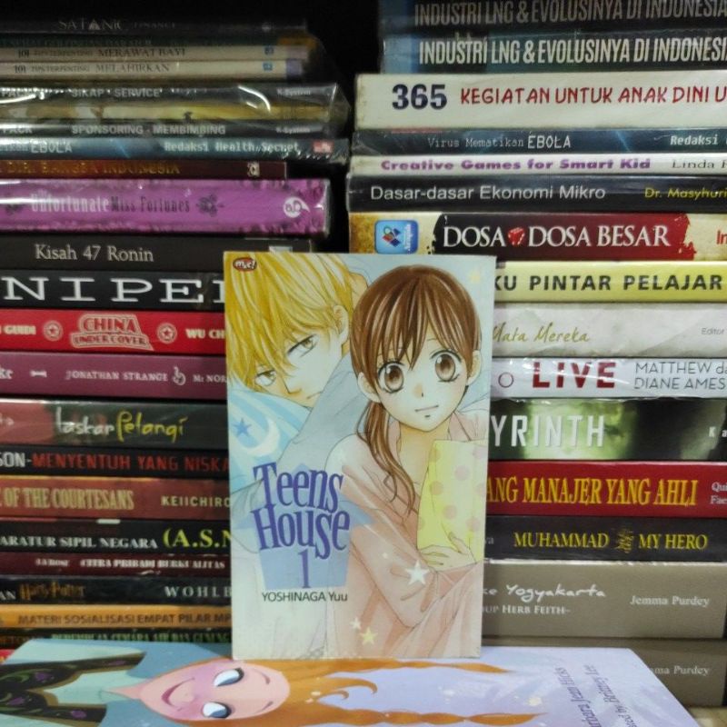 KOMIK ORIGINAL TEENS HOUSE 1 YOSHINAGA YUU KOMIK BEKAS