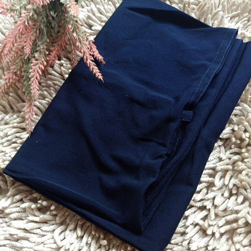 ( ORIGINAL ALDHANS 022) BERGO SHAFA AL-DHANS HIJAB | JILBAB INSTAN | KERUDUNG KEKINIAN | KHIMAR CANTIK-Navy