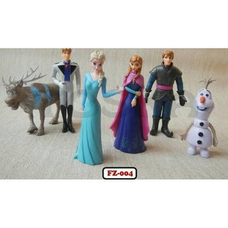 pajangan hiasan  kue  figure princess barbie frozen  elsa  ana 