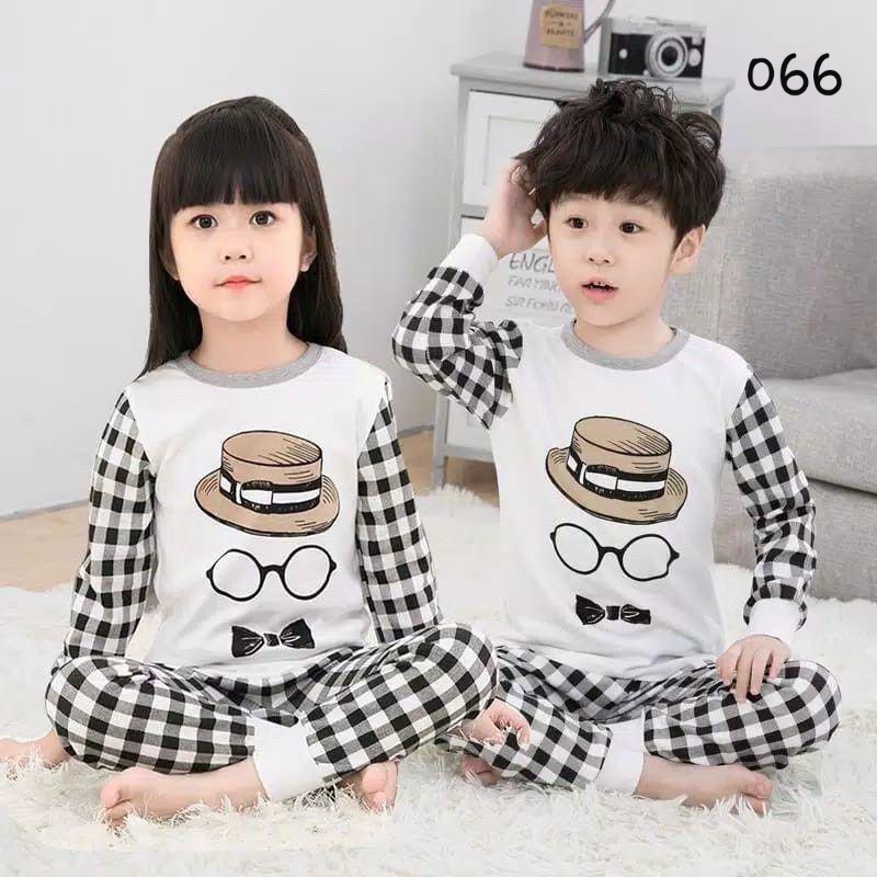 BAJU TIDUR ANAK LENGAN PANJANG UNTUK 1-10 TAHUN/STELAN ANAK LAKI LAKI/STELAN ANAK PEREMPUAN/STELAN ANAK/PIYAMA ANAK