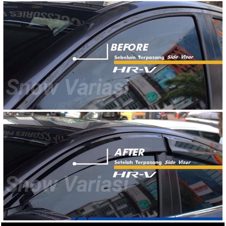 Talang air side visor injection hrv 2015 2018 2021  UP