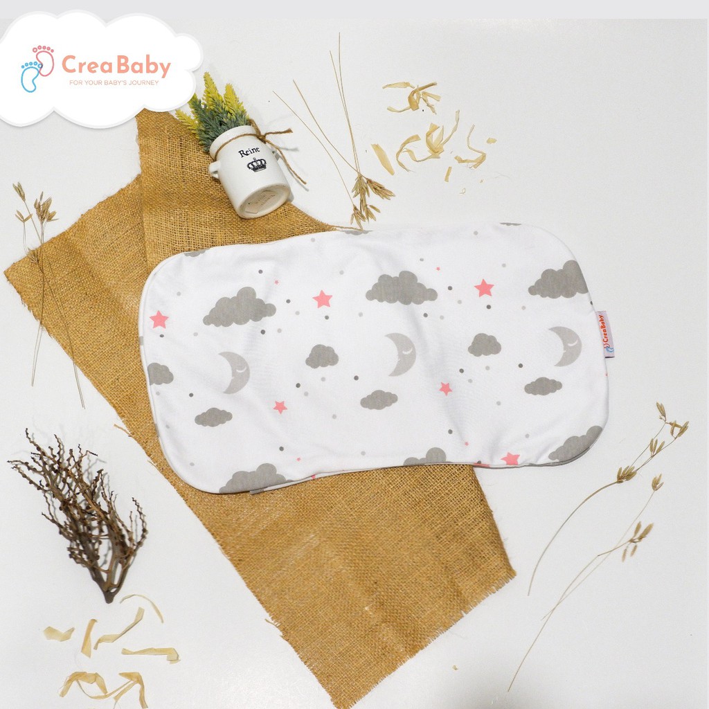 NEW! SARUNG BANTAL BAYI KATUN |CREA BABY PATTERN SERIES PILLOW CASE | Sarung Bantal Bayi lucu