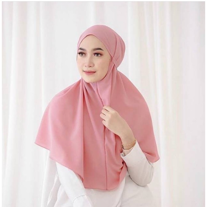 Jilbab Wolfis Maryam Satu Layer Aisyah