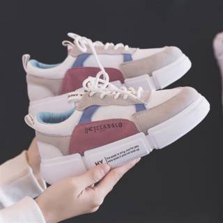  Sepatu  Sneakers Model  Korea Ulzzang Warna Putih 757 