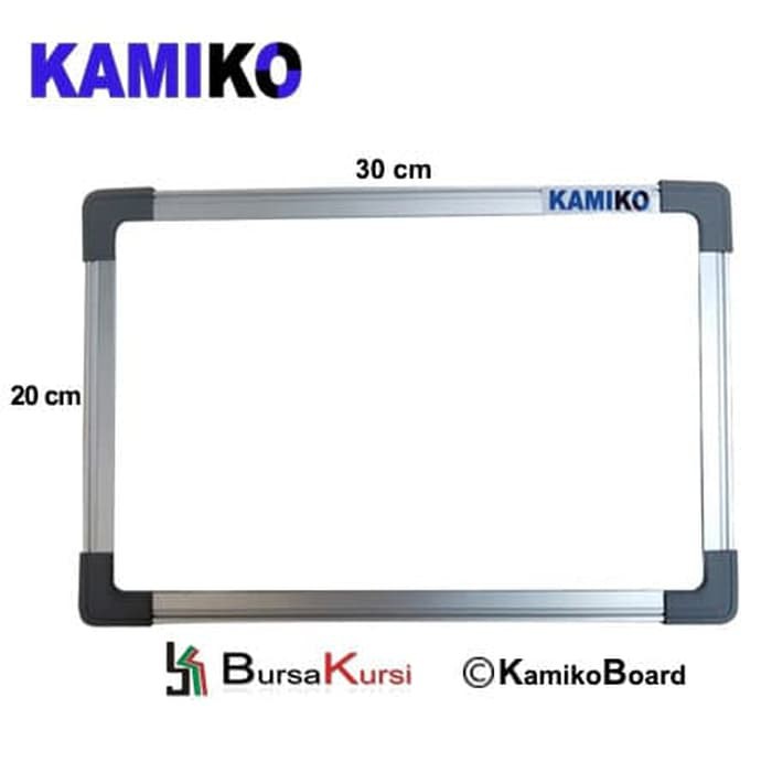 

Whiteboard Kamiko Magnetic Gantung Ukuran 20 cm x 30 cm