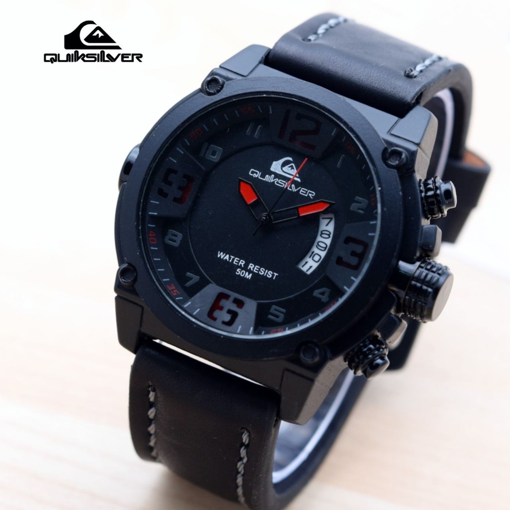 Jam Tangan Pria QUIKSILVER Kulit Tanggal Aktif