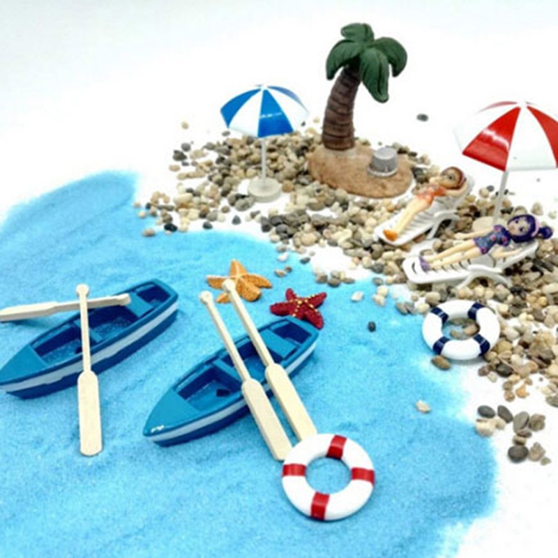 Miniatur Kursi Pantai / Perahu / Payung Skala 1: 12 Untuk Aksesoris Rumah Boneka