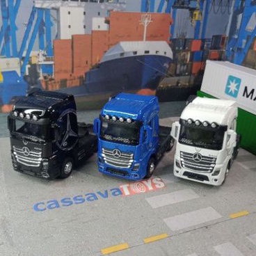 Diecast Miniatur Mobil Truk MERCEDES-BENZ ACTROS scala 50
