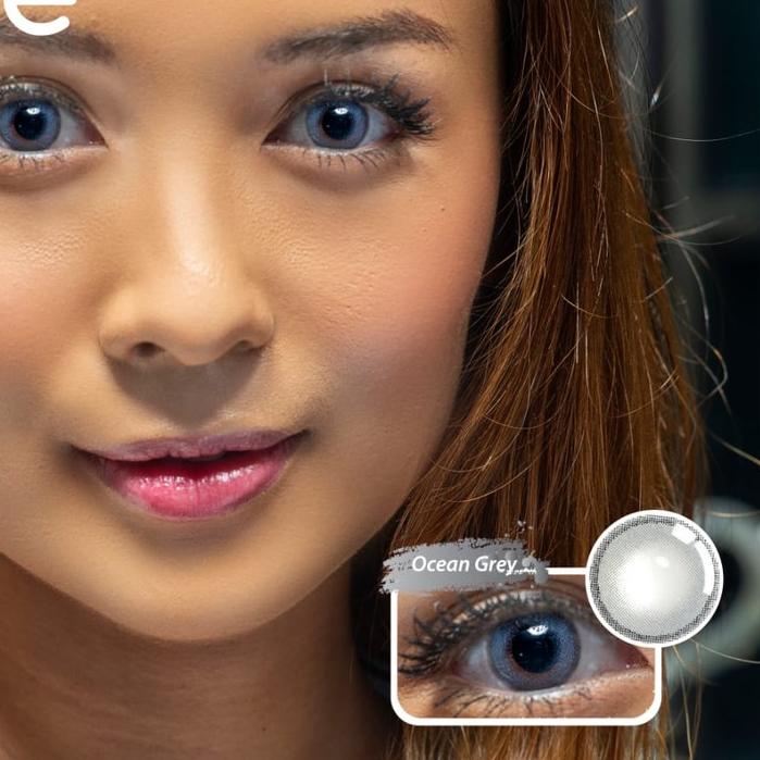 ♂ SOFTLENS MINUS MINI CIRCLE 14mm (CHOCO BROWN) GRATIS TEMPAT SOFLEN ℮