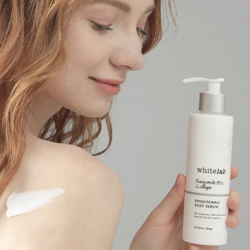 [BPOM] Whitelab Brightening Body Serum 200 Gr (Niacimide 5%+ Collagen)