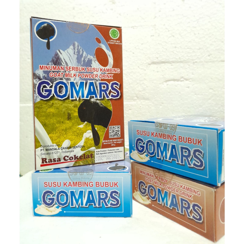 

GOMARS SUSU KAMBING BUBUK ETAWA 200 GRAM RASA ORIGINAL | RASA COKELAT