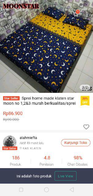 Sprei Home Made Klaten Spiderman  No 1,2&3 Murah Berkualitas/sprei Spiderman 180x200 160x200 Murah