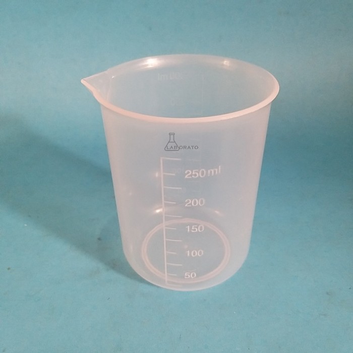 Beaker Plastik 250ml 300ml GELAS PIALA KIMIA 250 ML 300 ML Lab YS-029