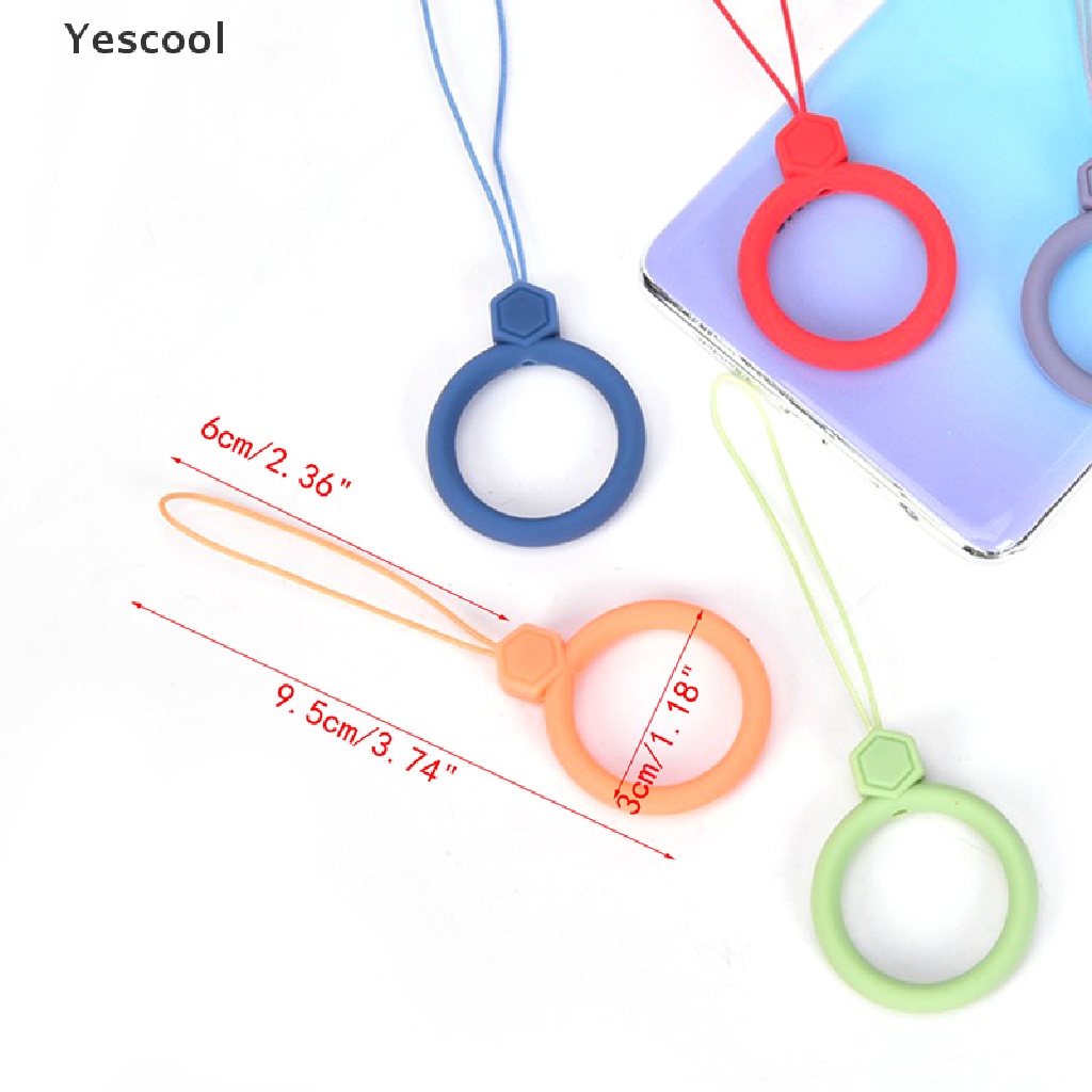 Yescool Tali Lanyard Handphone Universal Bahan Silikon Anti Hilang