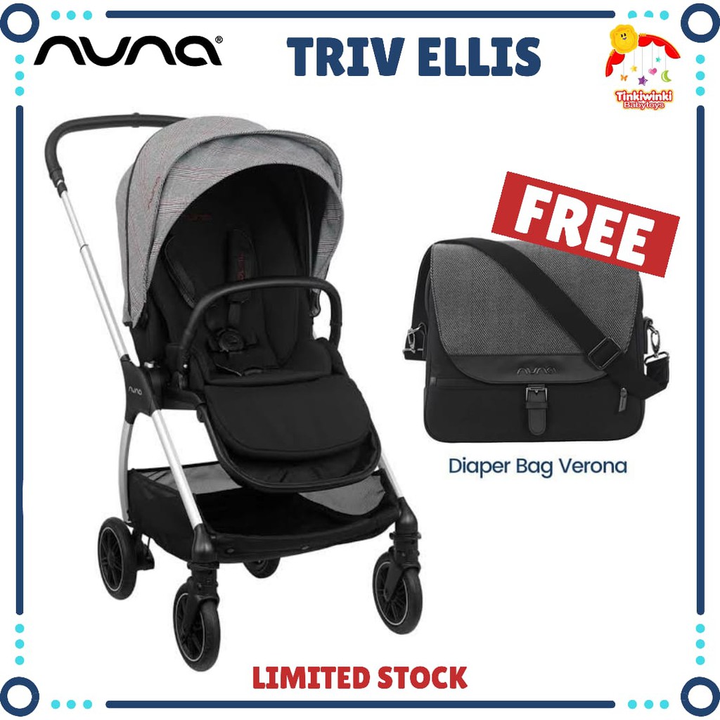 Nuna Triv Ellis Collection LIMITED EDITION FREE DIAPER BAG