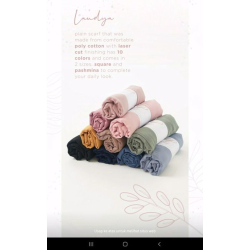 Laudya Pasmina Mustard Lbylcb