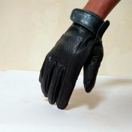 Sarung tangan motor kulit/leather kalibre 992057 swirve ori/asli D-31