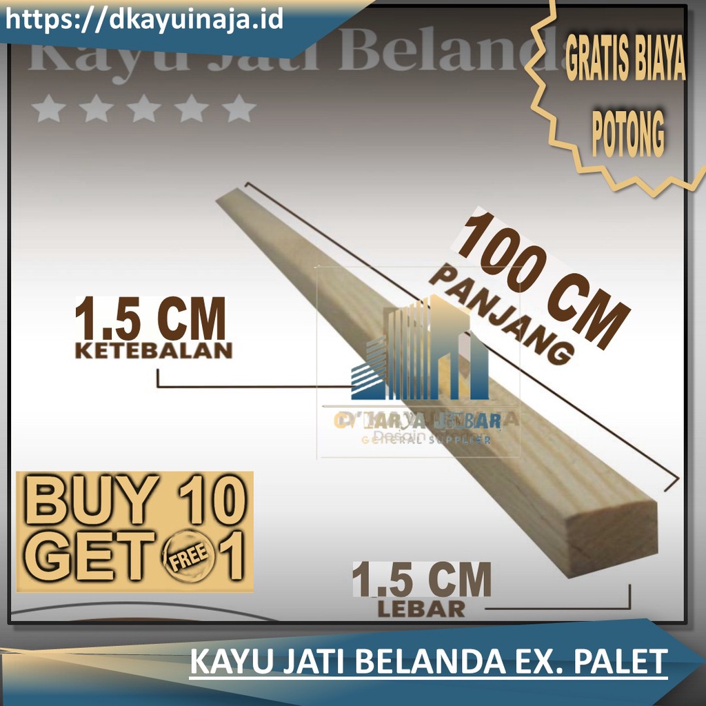 Kayu Jati Belanda Pinus Papan Halus 120 100cm 120cm Ukuran 1.5x1.5x100 cm papan kayu jati belanda ka