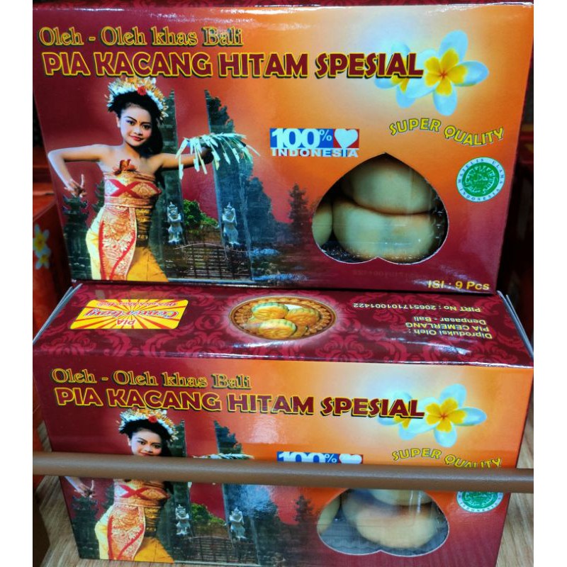 

PIA KACANG HITAM SPESIAL ISI 9 PCS OLEH OLEH ASLI KHAS BALI + BUBBLE WRAP