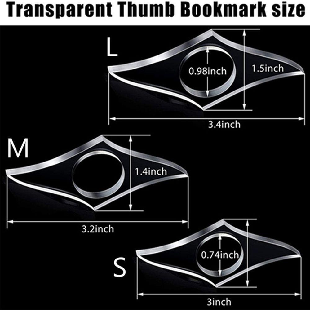 Buku Agustina Tempat Jempol Siswa Buku Akrilik Penyangga Buku Baca Bentuk Tidak Teratur Bookmark Multi Fungsi