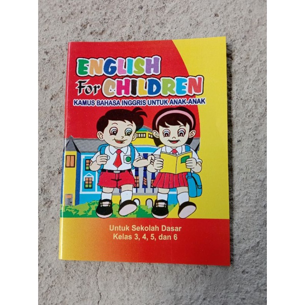 

buku kamus bahasa Inggris untuk anak English for children