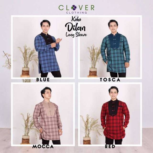 Baju Koko Dilan Long Sleeve