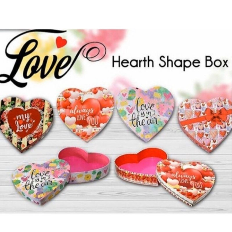 

Heart Shape Box A - Box Kado Love