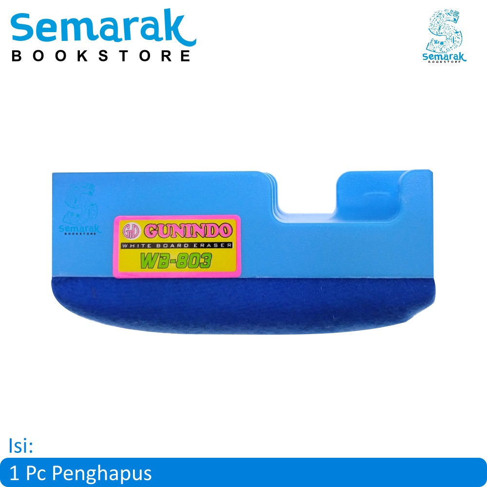

Gunindo WB-803 Whiteboard Eraser Penghapus Papan Tulis [1 Pc]
