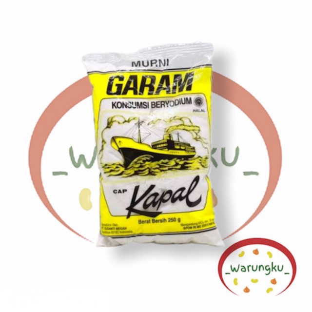 Garam Kapal 250gr Garem Yodium