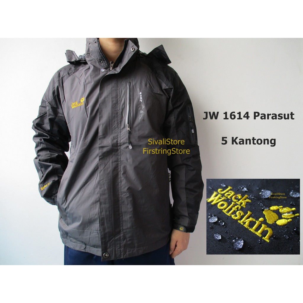 Jaket Gunung Hiking Summit Jack Wolfskin JW Parasut GO Murah