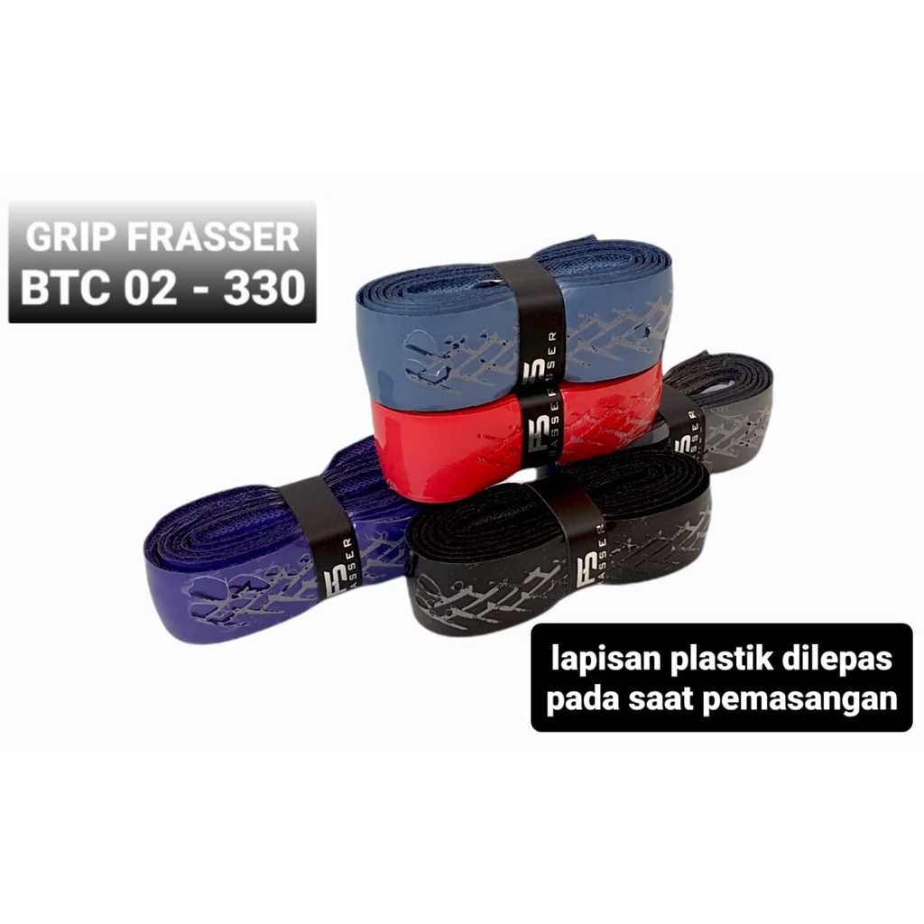 Grip Raket Badminton Bulutangkis pancing Frasser Karet Btc 02-330 SNR