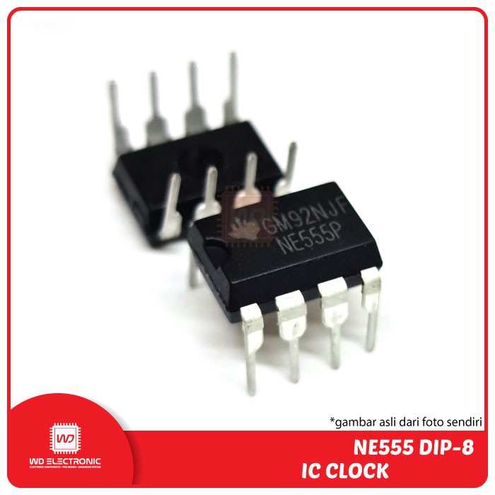 NE555 NE555P DIP-8 IC CLOCK TIMER AND OSCILLATORS