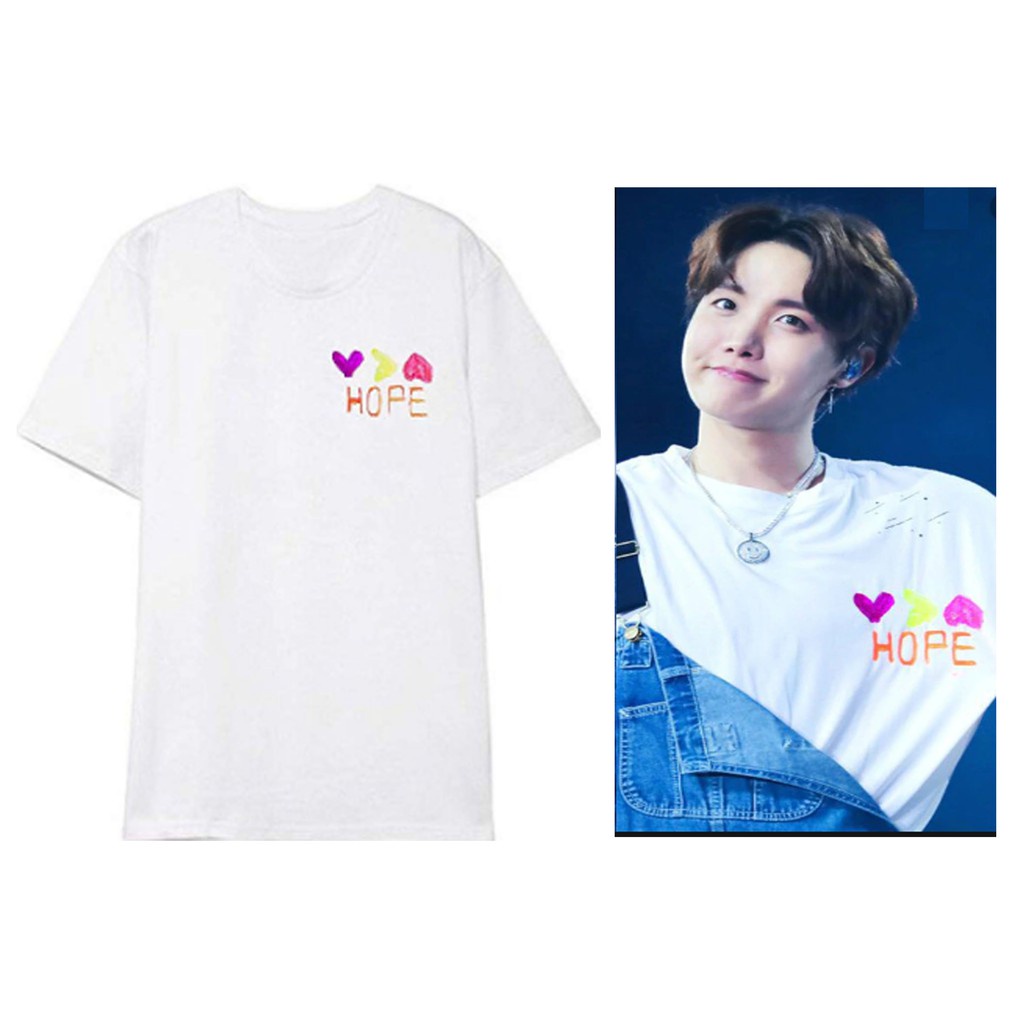 Kaos BTS JHope Love Hope Logo DTF Print