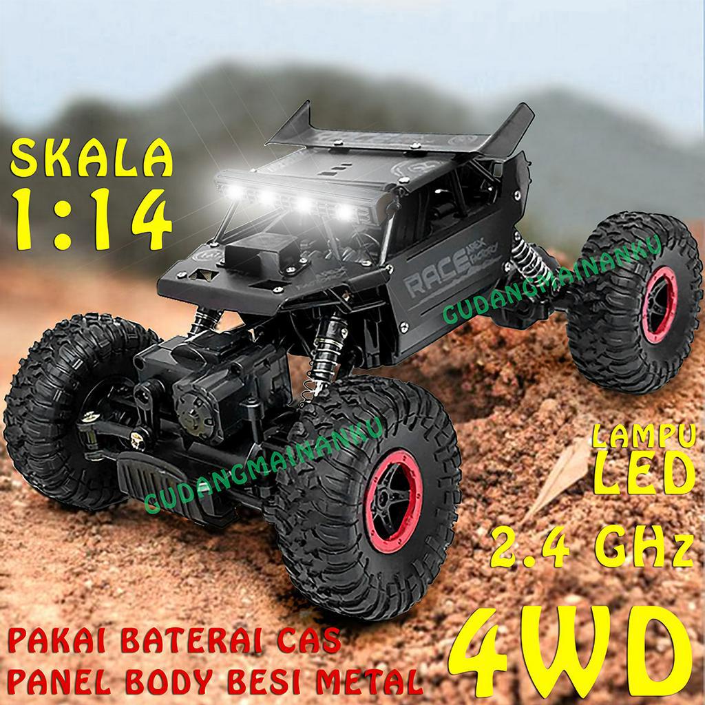 RC Remote Control Mobil 4WD ROCK CRAWLER CLIMBER OFFROAD 2.4Ghz