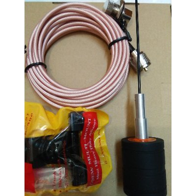 Jual PAKET ANTENA LARSEN DVE COIL PERAK PLUS KABEL TEPLON RG58 PERAK Berkualitas