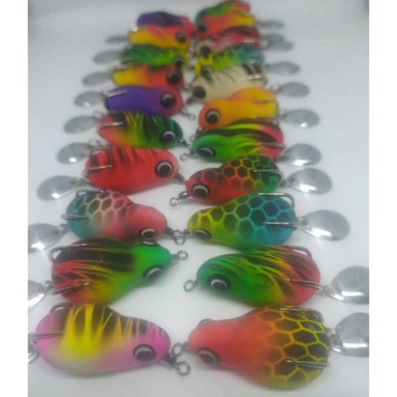 umpan pancing soft frog Umpan Casting Gabus Soft Frog kodok